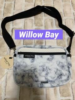 WILLOWY BAG マーブル柄 ショルダーバッグ 未使用✨️✨️ WILLOWY BAG マーブル柄 ショルダーバッグ 未使用