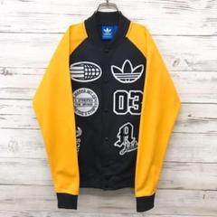 アディダス adidas☆ジャケット S ロゴ ブラック