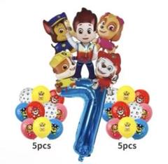 パウパトロール　バルーン　お誕生日バルーン　風船　チェイス　マーシャル　スカイ