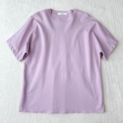 【美品】エブール　ebure カットソー　Tシャツ ストレッチ性　パープル