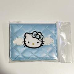【韓国限定】ハローキティ　ミニウォレット　財布　エンジェルブルーデザイン