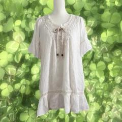 ♪00s fairygrunge 森ガール 総レースポンチョ チュニック フリル 00s フリルレースポンチョチュニック 森ガール fairygrunge