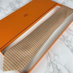 ☆良品☆HERMES エルメス ネクタイ 高級シルク100% ハイブランド 16
