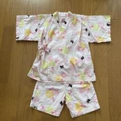 ダブルビー　女の子用甚平　100