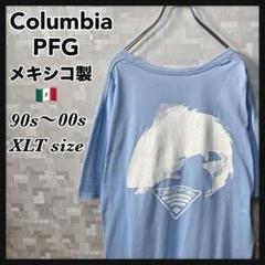 コロンビア PFG Tシャツ メキシコ製 90s 00s メンズ XLT 水色