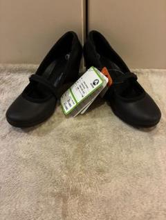 CROCS ウェッジヒールブーツ ブラック 新品未使用品 ✿未使用✿ ∣ クロックス ヒール＆ウェッジサンダル 24cm