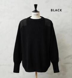 waiper コンバットセーター黒　即完品 WAIPER.inc ワイパーインク 米軍 U.S.M.C コットンニット