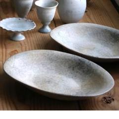 未使用品　高木浩二 彩泥楕円皿　益子 作家 器 未使用品 高木浩二 彩泥楕円皿 益子 作家 器 - メルカリ