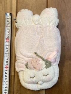 新品 ベルパーチ 立体お花モチーフフーデットショールカラー