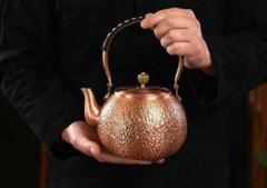 やかん 銅製 銘あり 冨 千鳥 銅瓶 茶道具 仙臺銅壺 やかん – タゼンドウキテン