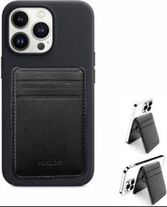 Poklox MagSafeウォレットスタンド iPhone ミスティーグレー