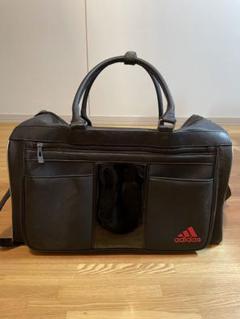 adidas ボストンバッグ 黒 ショルダー付き