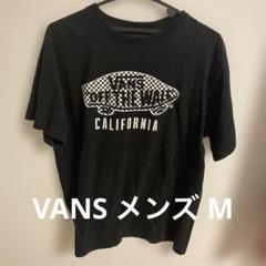 VANS メンズL Tシャツ 黒 古着 普段着 ブラック 男女兼用