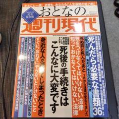 おとなの週刊現代 完全保存版 Vol.1(2019)のサムネイル