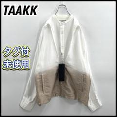 【タグ付未使用】TAAKK ターク ダブル レイヤード コーチシャツ 長袖 1