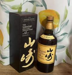 山崎12年　ウイスキー　100周年記念ラベル　【　フィルム剥がれ】　カートン無し ウィスキー ネックラベル剥がれ小 760ml 山崎 12年 ピュアモルト