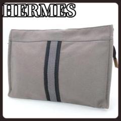 HERMES エルメス フールトゥ クラッチバッグ バッグ ダークグレー
