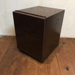 美品　木製　ヴィンテージ　鏡台　折り畳み　当時物　棚　小物入れ　しっかりとした