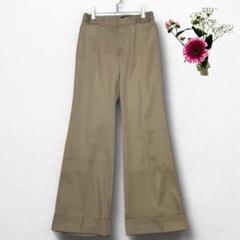 LAUTREAMONT フレアパンツ【2】ベージュ 日本製 美脚 シンプル