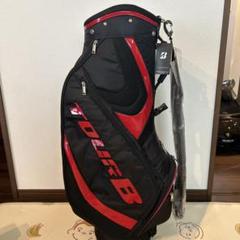 TOURB ゴルフキャディバッグ 赤黒 ツアーステージ ゴルフキャディバッグ 赤黒 - メルカリ