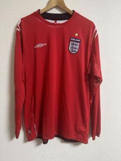 当時物　サッカー　イングランド代表　ユニフォーム　長袖　2009-2010 ベッカム着用 イングランド 代表 ユニフォーム 2009-2010 長袖