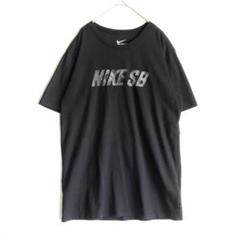 3146　ナイキ　NIKE SB　ビッグプリント　半袖　Tシャツ　黒