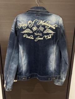Norton ノートン　シングルライダース　デニムジャケット XXL 美品 Norton ノートンシングルライダースデニムジャケット XXL 美品