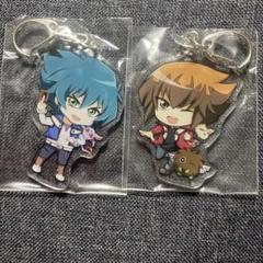 遊戯王GX アニメイトカフェ 遊城十代 ヨハン　アクキー　アクリルキーホルダー