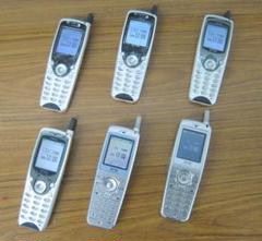 【中古・通電OK】日本無線(WILLCOM) PHS電話機6台セット 中古・通電OK】日本無線(WILLCOM) PHS電話機6台セット