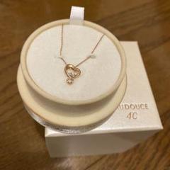 EAU DOUCE 4℃ ハートモチーフ ネックレス