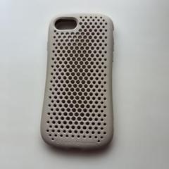 iFace x AndMesh ベージュ シリコンケース　iPhoneSE