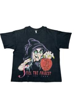 90s disney villains "白雪姫 魔女" tシャツ
