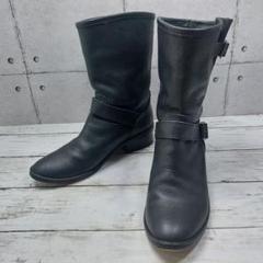 ツモリチサト　ブラウン レザー ウエスタンブーツ　23.5センチ 匿名配送 ツモリチサト ウォーク tsumori chisato WALK スクエアトゥ