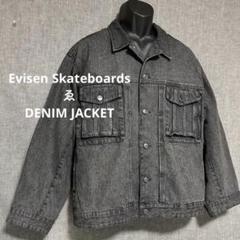 Evisen ブラックデニムジャケット XL 5lack Evisen ブラックデニムジャケット XL 5lack