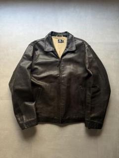 レア 90s 牛革 本革 ロゴ ノーティカ レザージャケット　美品 90s “nautica” leather jacket | sui & shara