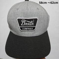 Brixton キャップ グレー/ブラック58cm ～62cm