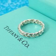 希少TIFFANY&Co ティファニー 14号 チェーンリング 指輪