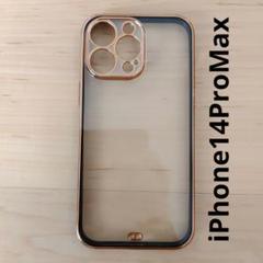 iPhone14ProMax ケース クリア ブラック クリア おしゃれ