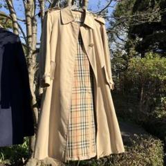 最終限定値下げ！BURBERRY ベージュ チェック柄 レインコート M