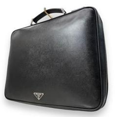 みかみかん様✨PRADA プラダ サフィアーノトラベル 三角ロゴ レザー バッグ みかみかん様専用□プラダ ビジネスバッグ 通勤鞄 三角ロゴ