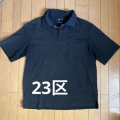 23区⭐︎VINGT TROIS⭐︎ポロシャツ⭐︎ピンク II⭐︎美品 23区GOLF ゴルフ VINGT-TROIS刺繍 ストレッチ 半袖 ポロシャツ