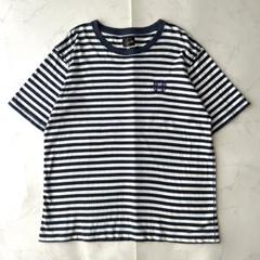 Needles ボーダー Tシャツ BLACK×RED パピヨン Needles ボーダー Tシャツ BLACK×RED パピヨン - メルカリ