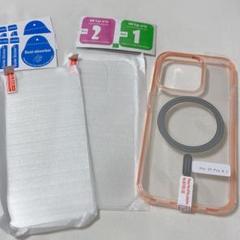 MagSafe対応iPhone14 Proケース+画面保護フィルム２枚セット