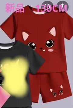 新品　キッズ　可愛い動物プリント Tシャツ ショーツ
