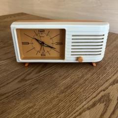 【レア】マルマン 置き時計 動作チェックOK 銅製 マルマン Maruman MJU830BK 電波掛け時計 Greenwich Radio