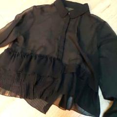 シースルー　アシンメトリー　フリル　&g'aime selectmokaのサムネイル