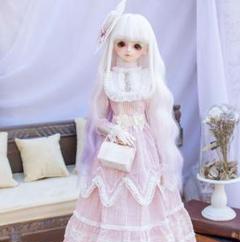 AS138 BJD 1/3 人形 ドール　用ウィッグ カツラ 耐熱 ハンドメイド
