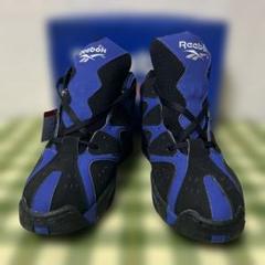 爆売り！ 新品未使用Reebokカミカゼバスケットボールシューズ 青/黒 シューズ(男性用)