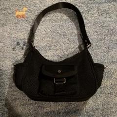 lagua gemスタッズ付き黒レザーハンドバッグ LAGUA GEM(ラグアジェム) / スタッズベルト/ハンドバッグ
