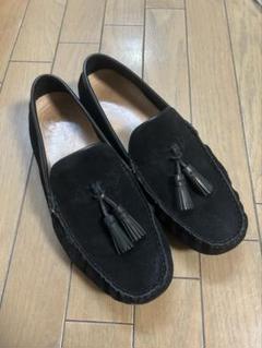 UGG ブラック スリッポン タッセル付き